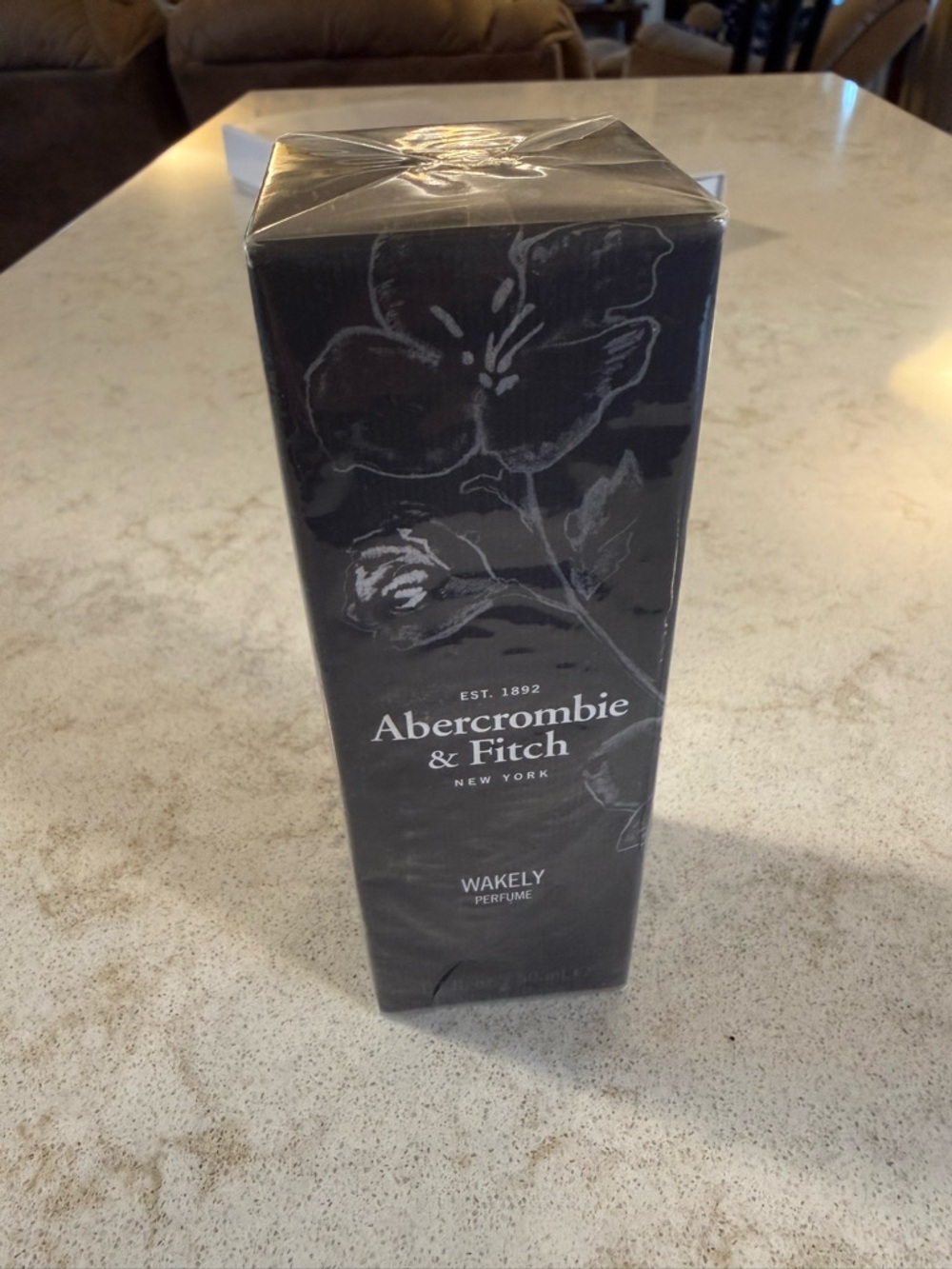 Abercrombie & Fitch Wakely Perfume - Black with White Floral Accents